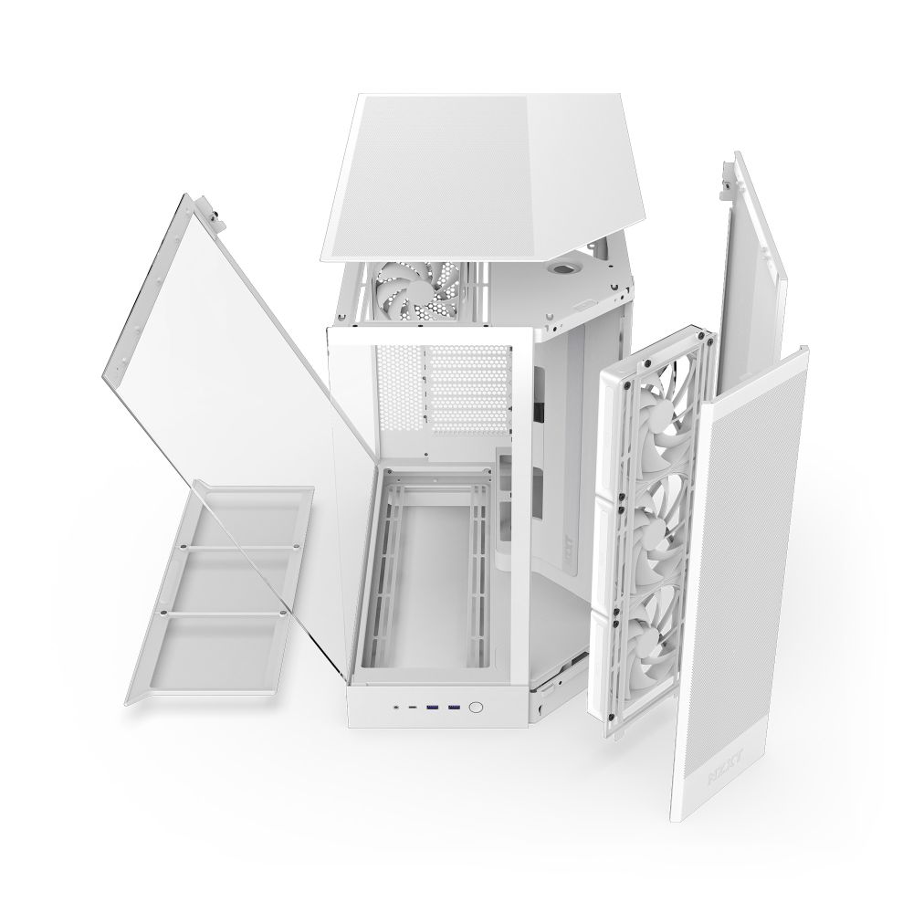 NZXT H9 FLOW White 2025の画像