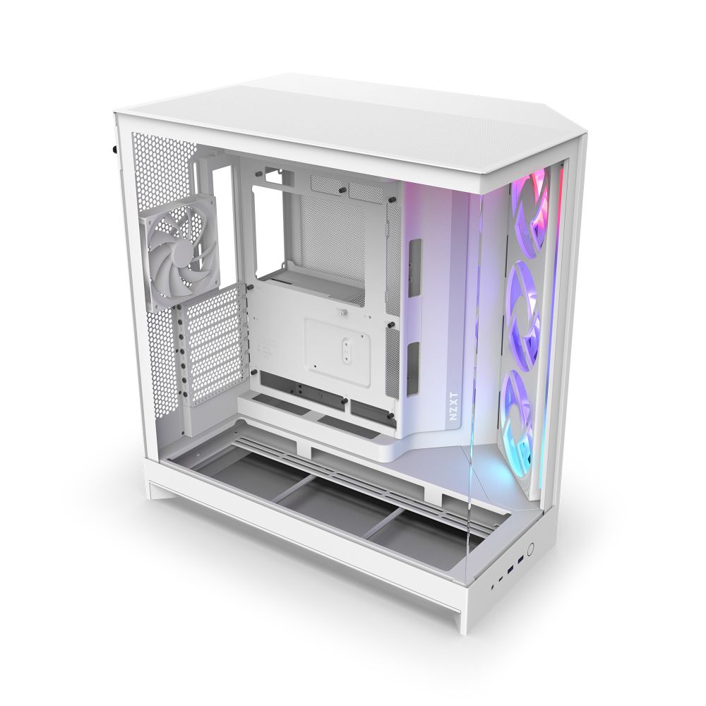 NZXT H9 FLOW RGB White 2025の画像