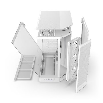 NZXT H9 FLOW RGB White 2025の画像