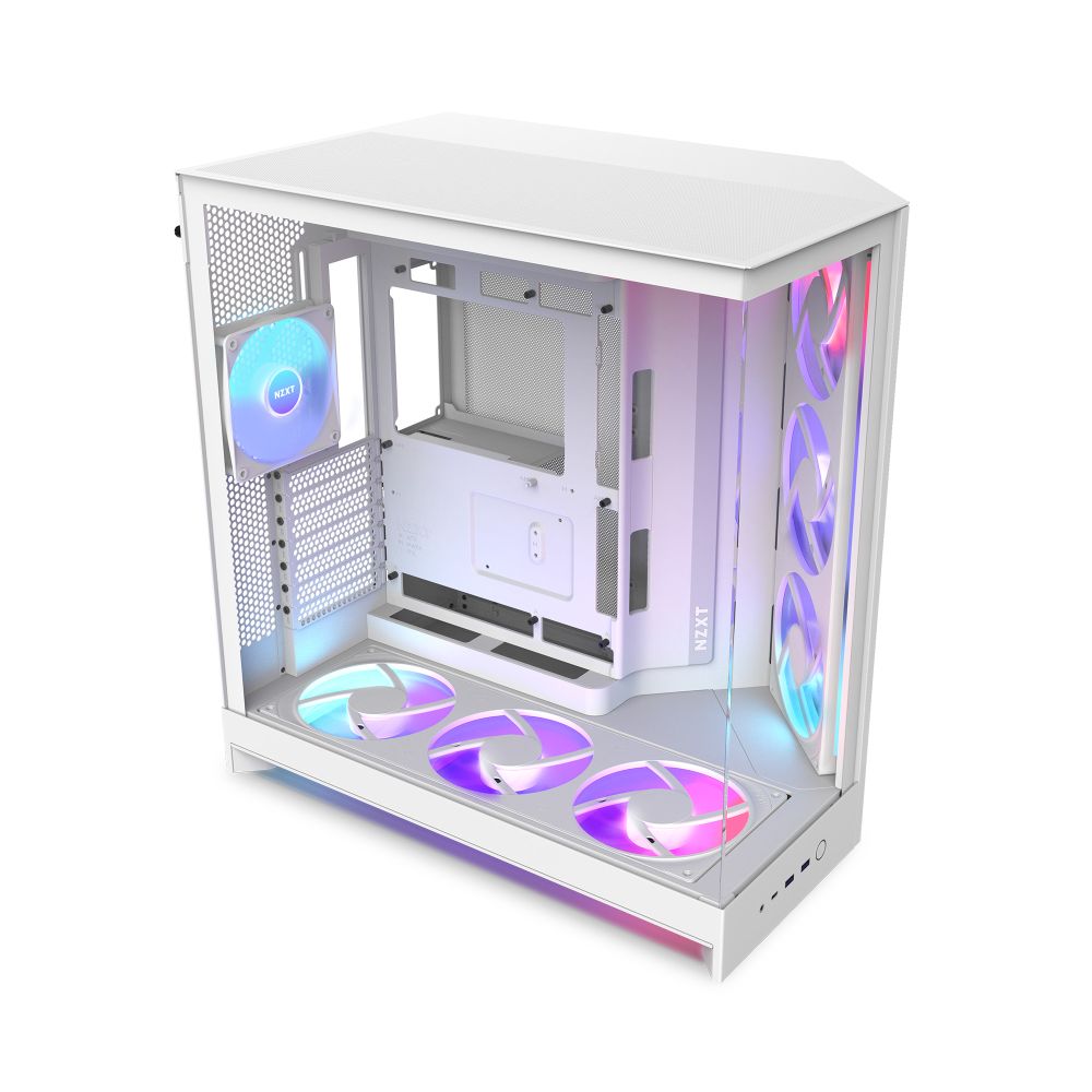 NZXT H9 FLOW RGB+ White 2025の画像