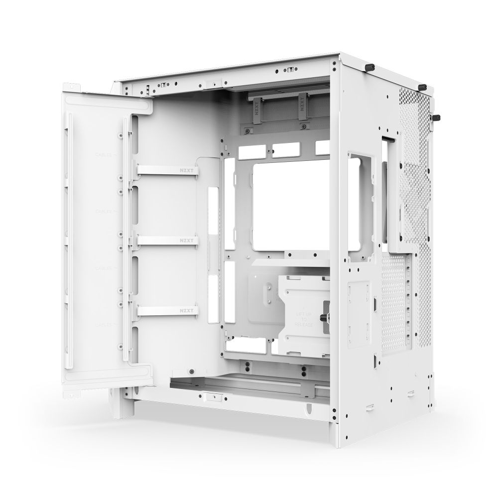 NZXT H9 FLOW RGB+ White 2025の画像