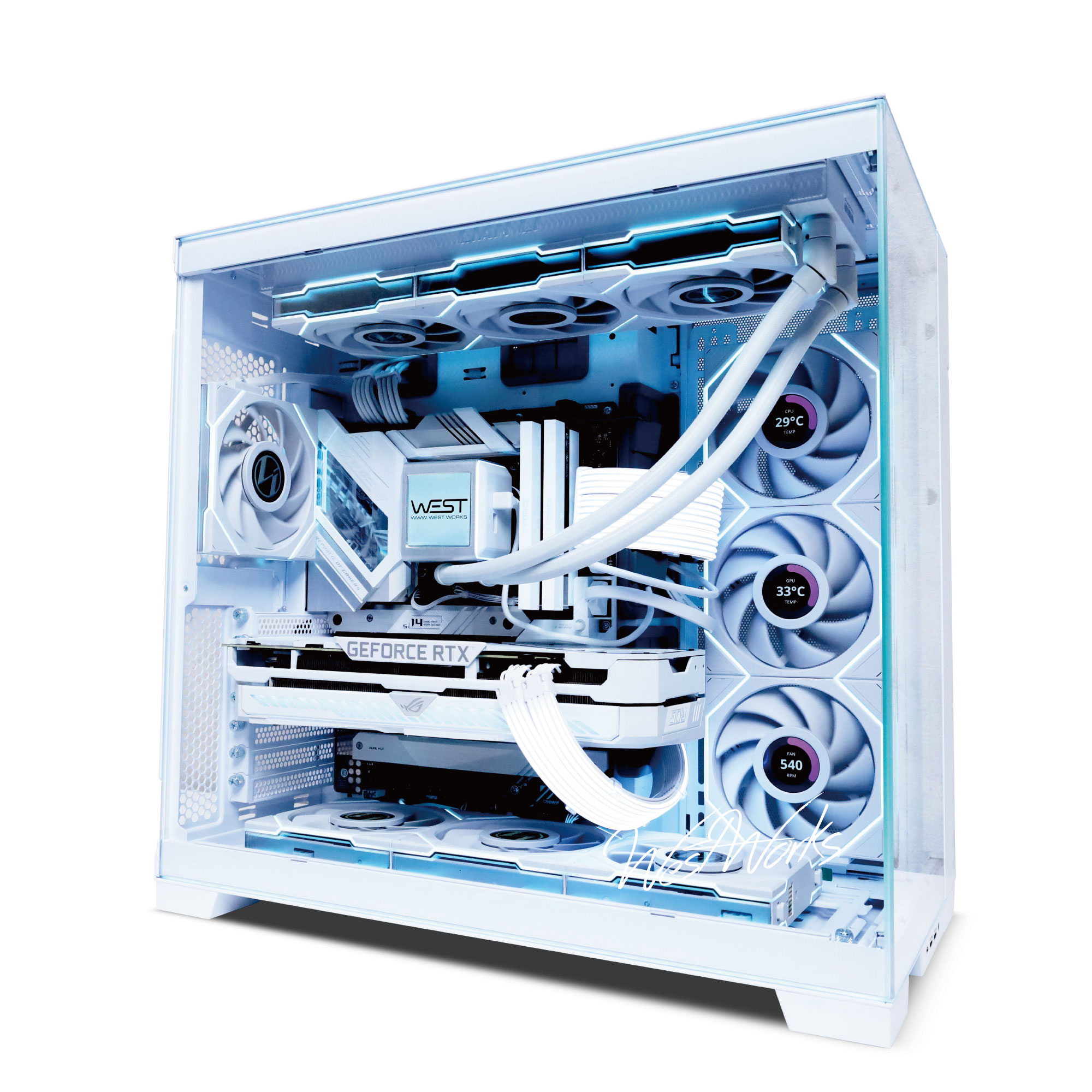 LIAN LI O11 EVO RGB　フルカスタマイズ / intel core ultra / DDR5 / GPU非搭載の画像