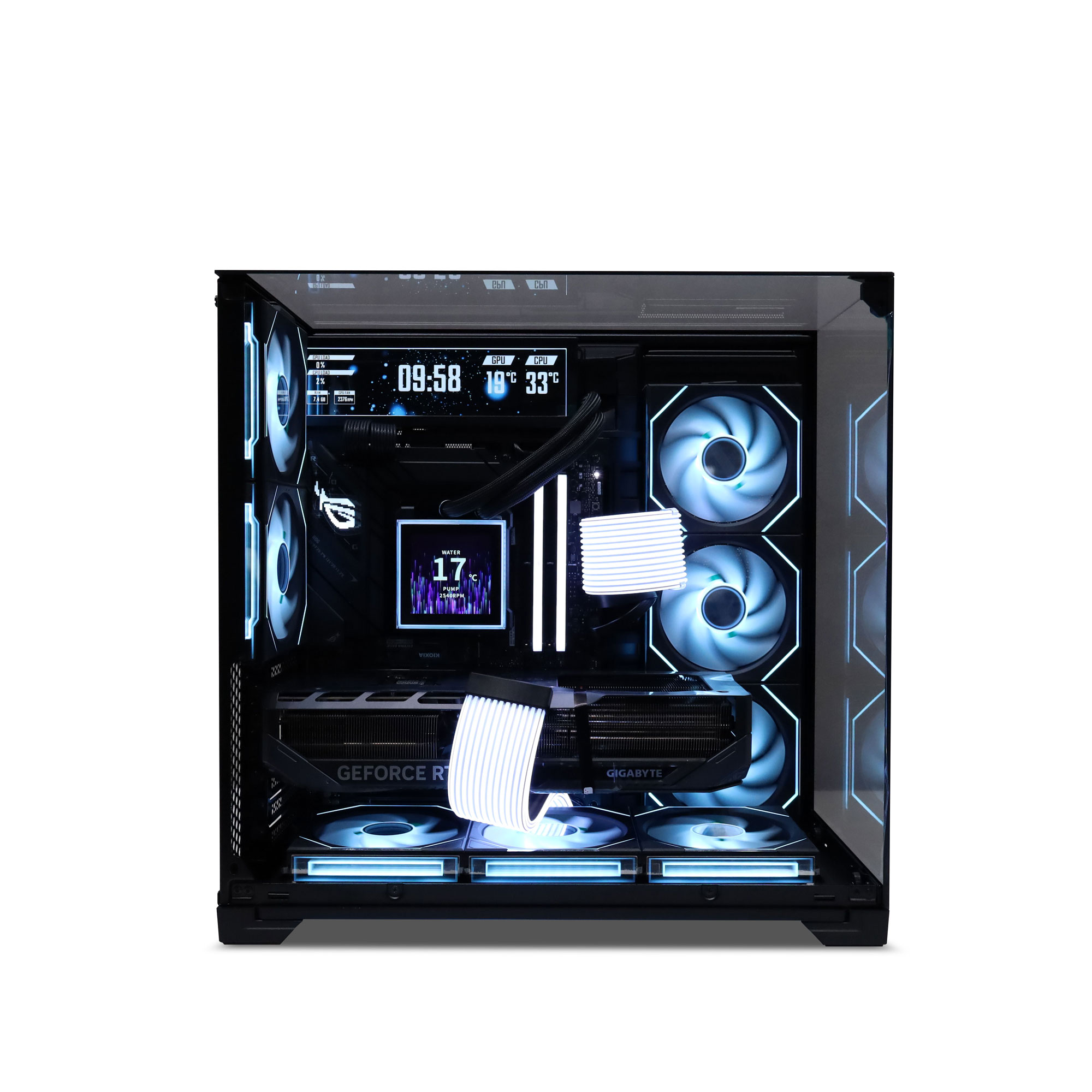 LIAN LI O11 O11V Compact フルカスタマイズ / Inte / DDR4メモリー非搭載 / GPU非搭載の画像