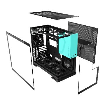 Geometric Future Model 5 BLUE WITH 5FANの画像