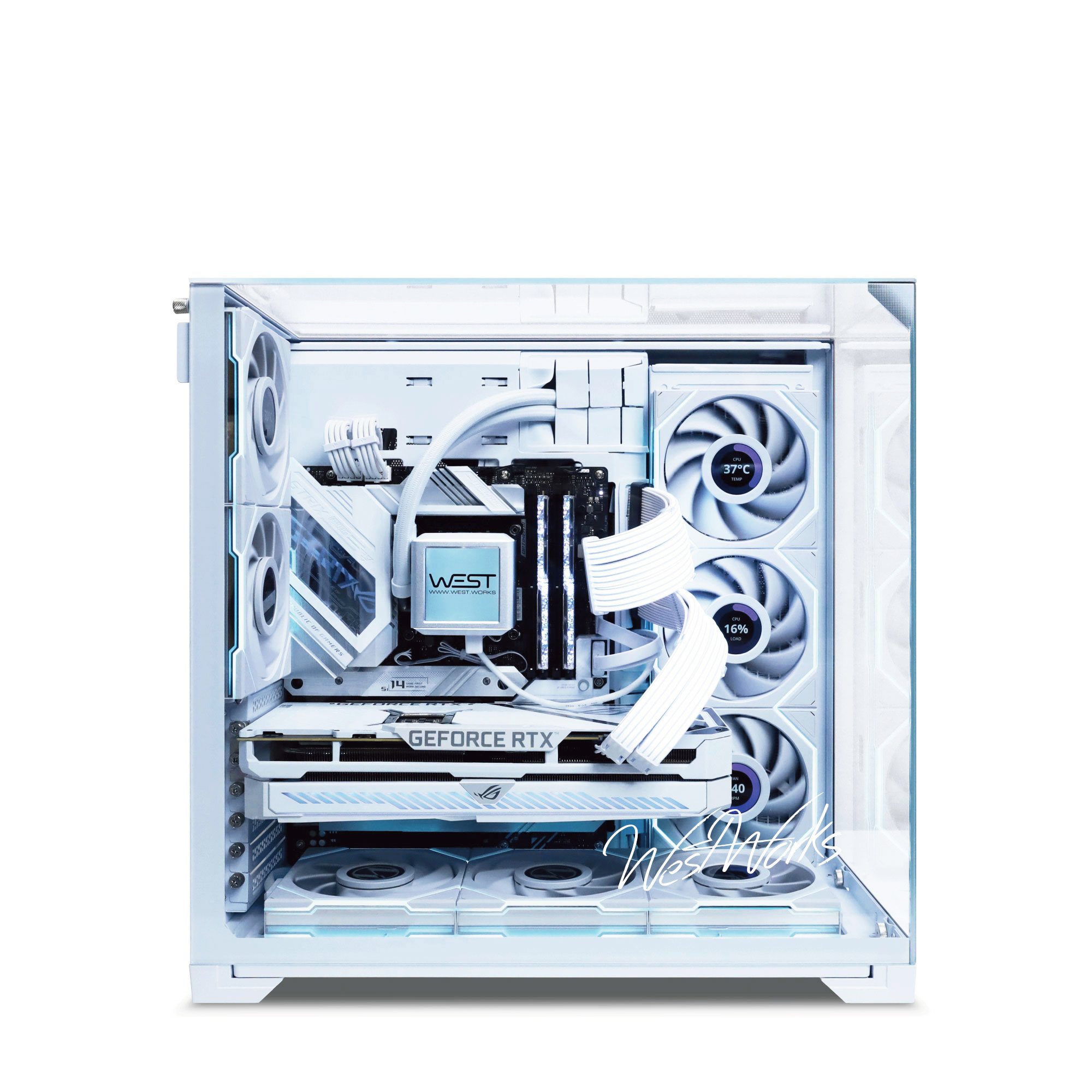 LIAN LI O11 Vision Compact  フルカスタマイズ / AMD Ryzen / DDR4の画像