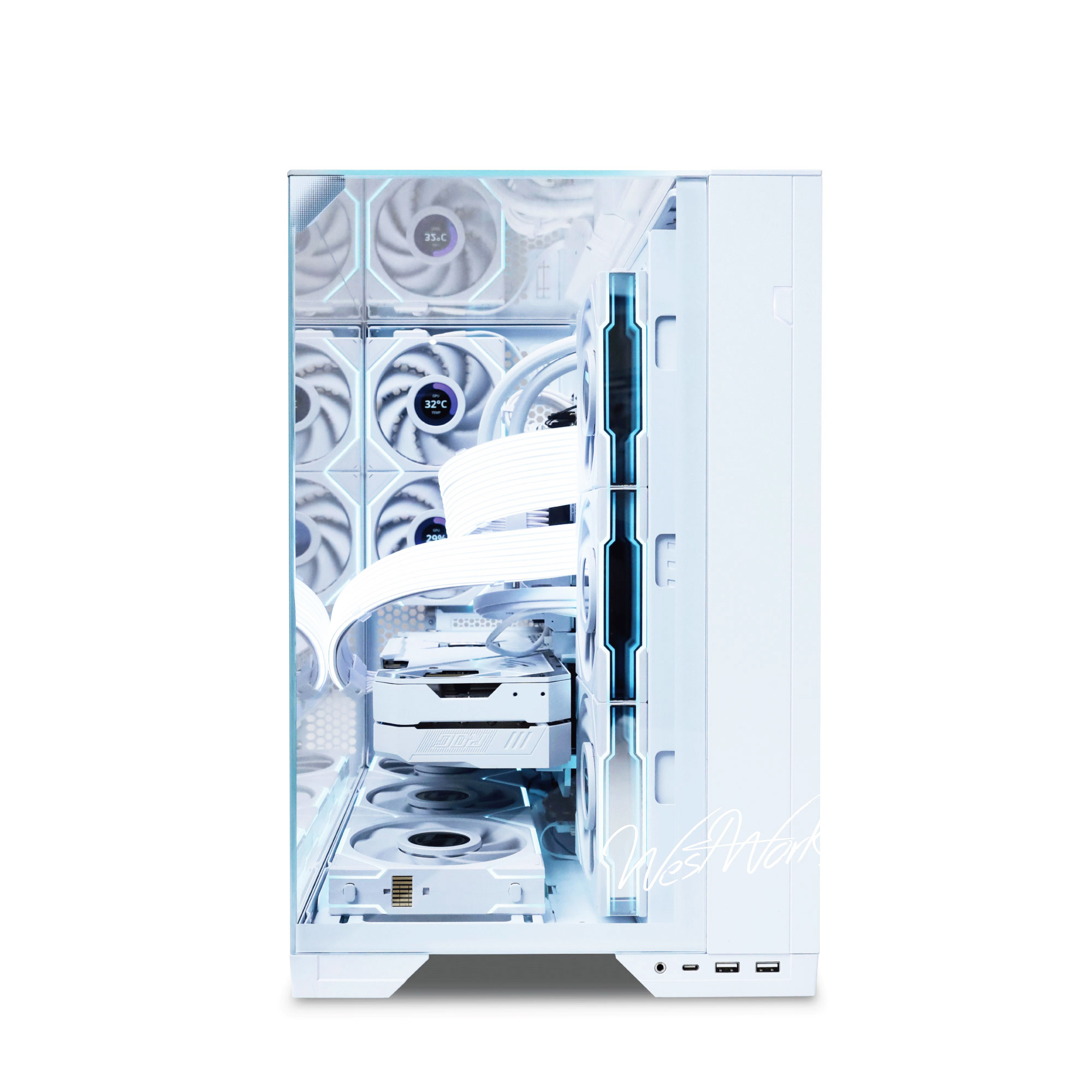 LIAN LI O11 Vision Compact  フルカスタマイズ / AMD Ryzen / DDR4の画像