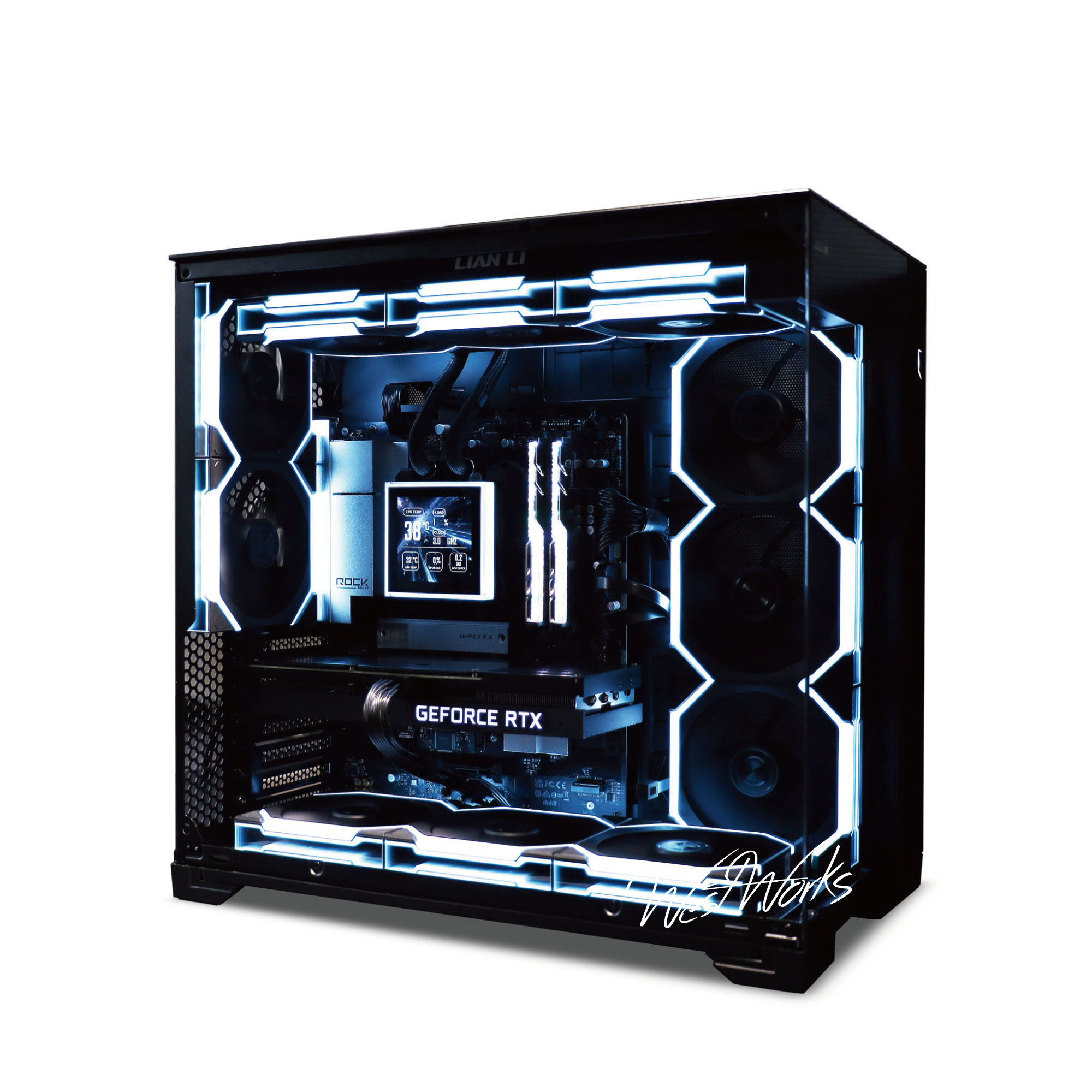LIAN LI O11 Vision Compact  フルカスタマイズ / AMD Ryzen / DDR4の画像