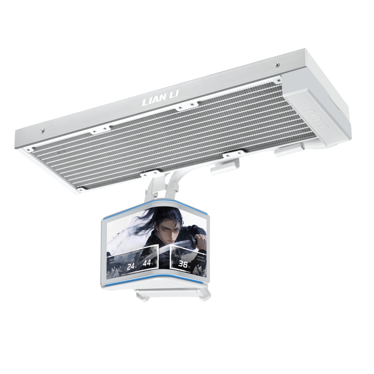 LIAN LI HydroShift II OLED Curved no fan Whiteの画像