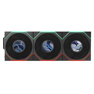 LIAN LI UNI FAN TL FLEX 120 LCD Wireless BK Single Packの画像