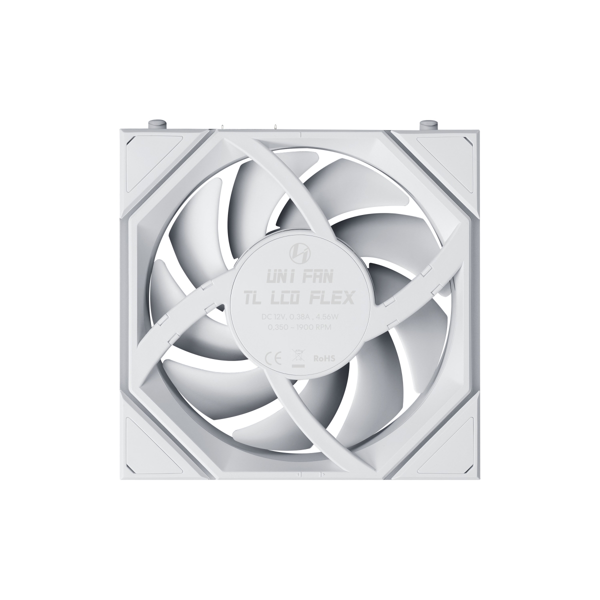 LIAN LI UNI FAN TL FLEX 120 LCD Wireless WT Single Packの画像