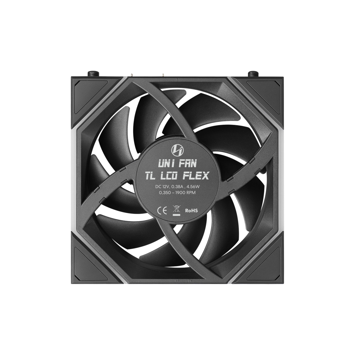LIAN LI UNI FAN TL FLEX 120 LCD Wireless BK 3 Packの画像