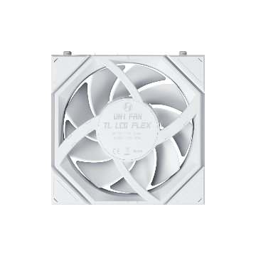LIAN LI UNI FAN TL FLEX 120 LCD Wireless REVERSE BLADE WT Single Packの画像