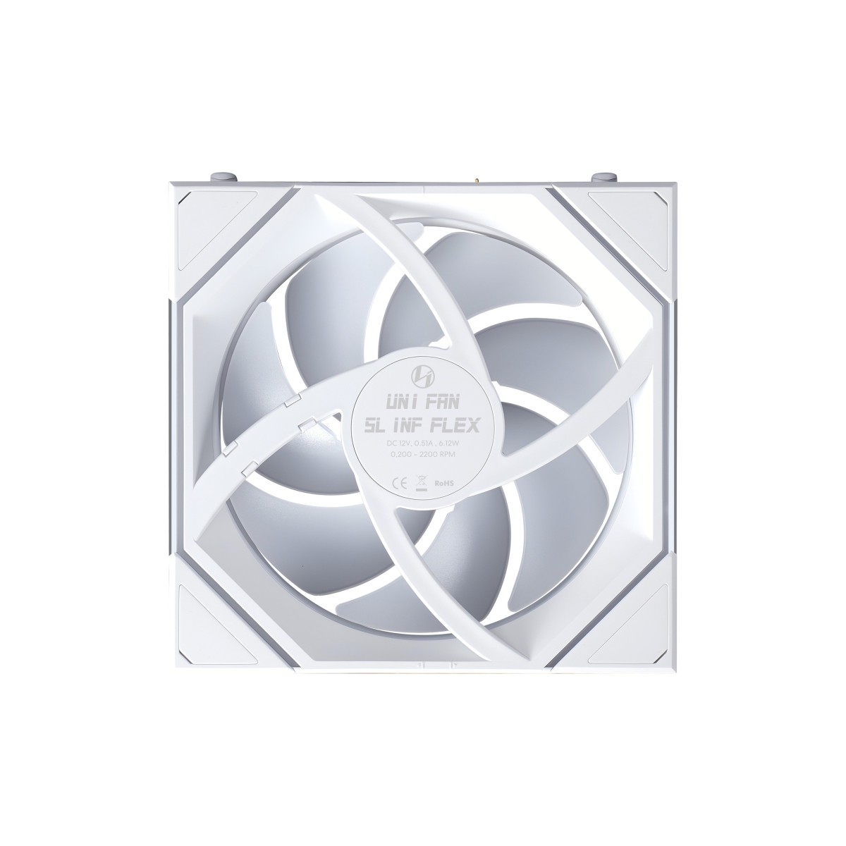 LIAN LI UNI FAN SL-INF FLEX 120 Wireless REVERSE BLADE WT Single Packの画像