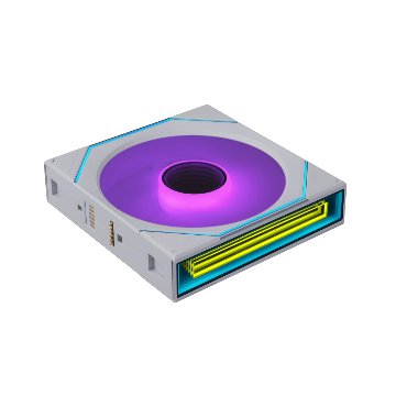 LIAN LI UNI FAN SL-INF FLEX 120 Wireless REVERSE BLADE WT Single Packの画像