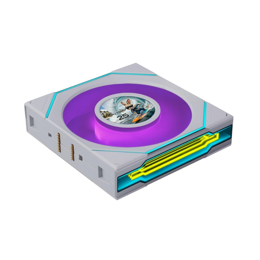 LIAN LI UNI FAN SL-INF FLEX 120 LCD Wireless WT Single Packの画像