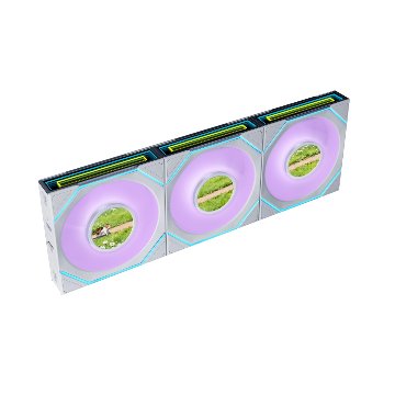LIAN LI UNI FAN SL-INF FLEX 120 LCD Wireless WT Single Packの画像
