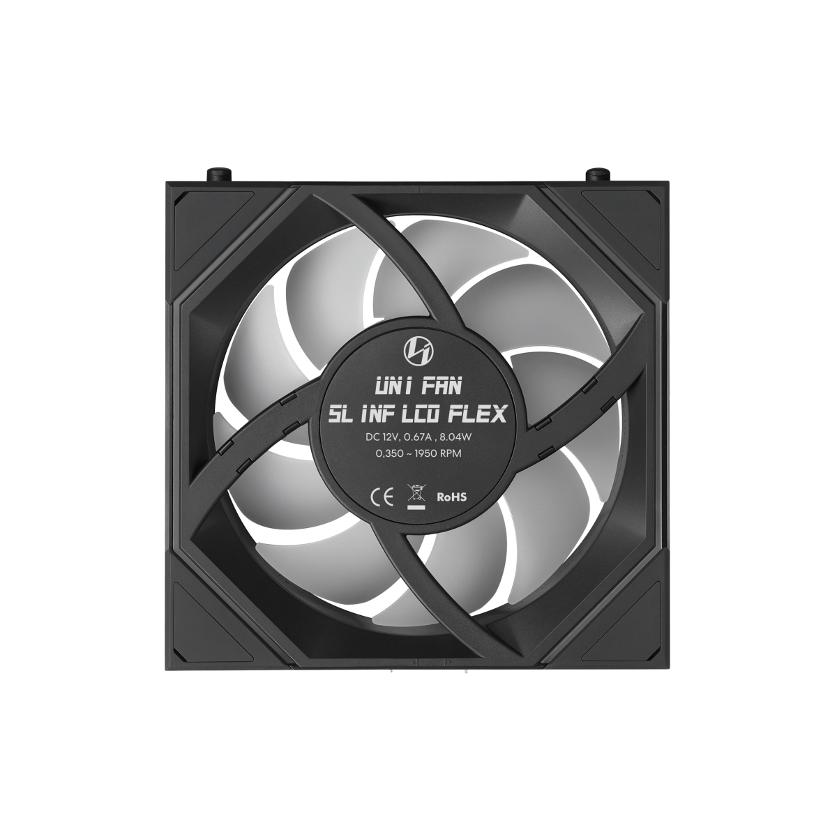 LIAN LI UNI FAN SL-INF FLEX 120 LCD Wireless BK 3 Packの画像