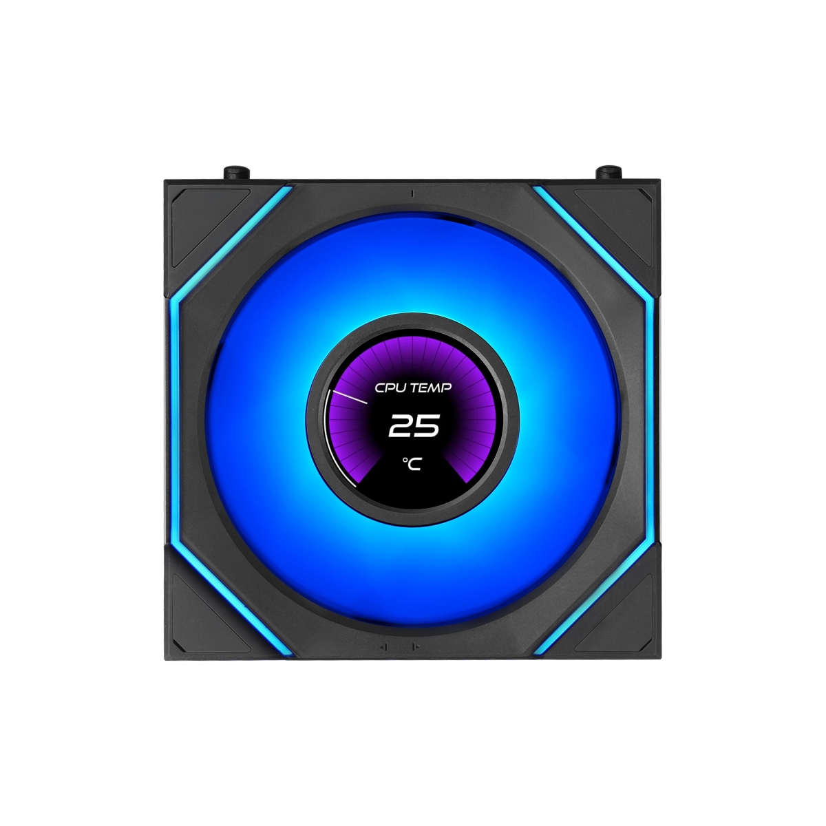 LIAN LI UNI FAN SL-INF FLEX 120 LCD Wireless REVERSE BLADE BK Single Packの画像