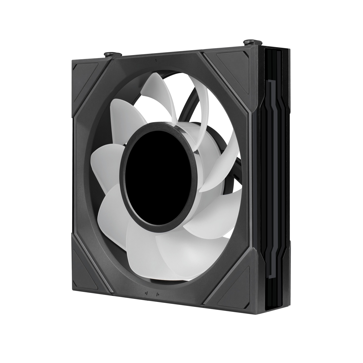 LIAN LI UNI FAN SL-INF FLEX 120 LCD Wireless REVERSE BLADE BK Single Packの画像
