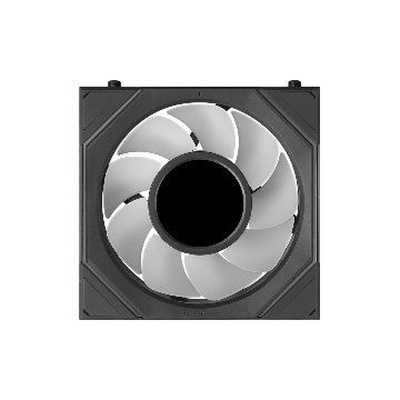 LIAN LI UNI FAN SL-INF FLEX 120 LCD Wireless REVERSE BLADE BK Single Packの画像