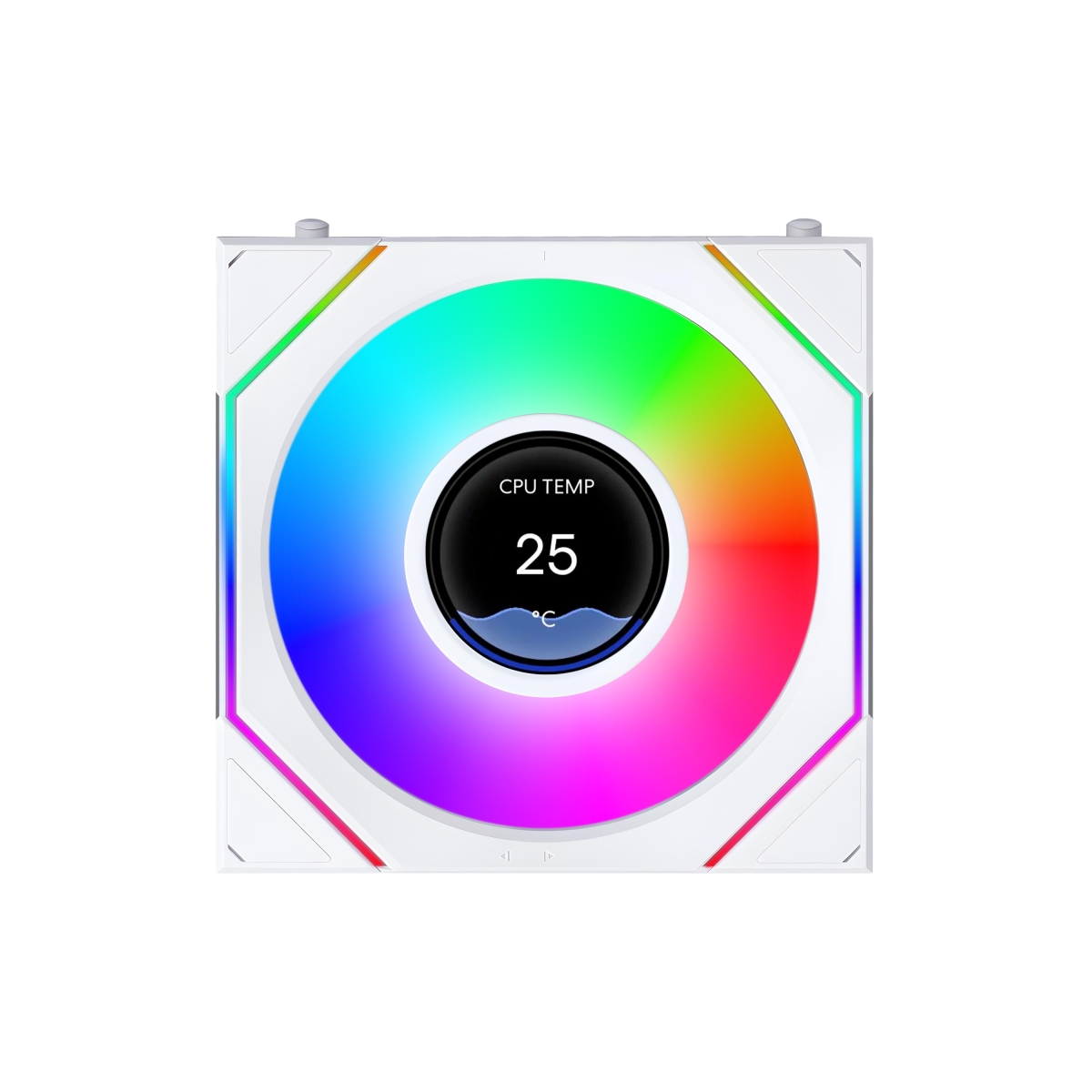 LIAN LI UNI FAN SL-INF FLEX 120 LCD Wireless REVERSE BLADE WT Single Packの画像