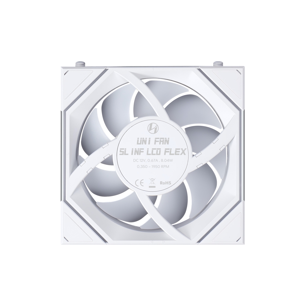 LIAN LI UNI FAN SL-INF FLEX 120 LCD Wireless REVERSE BLADE WT 3 Packの画像