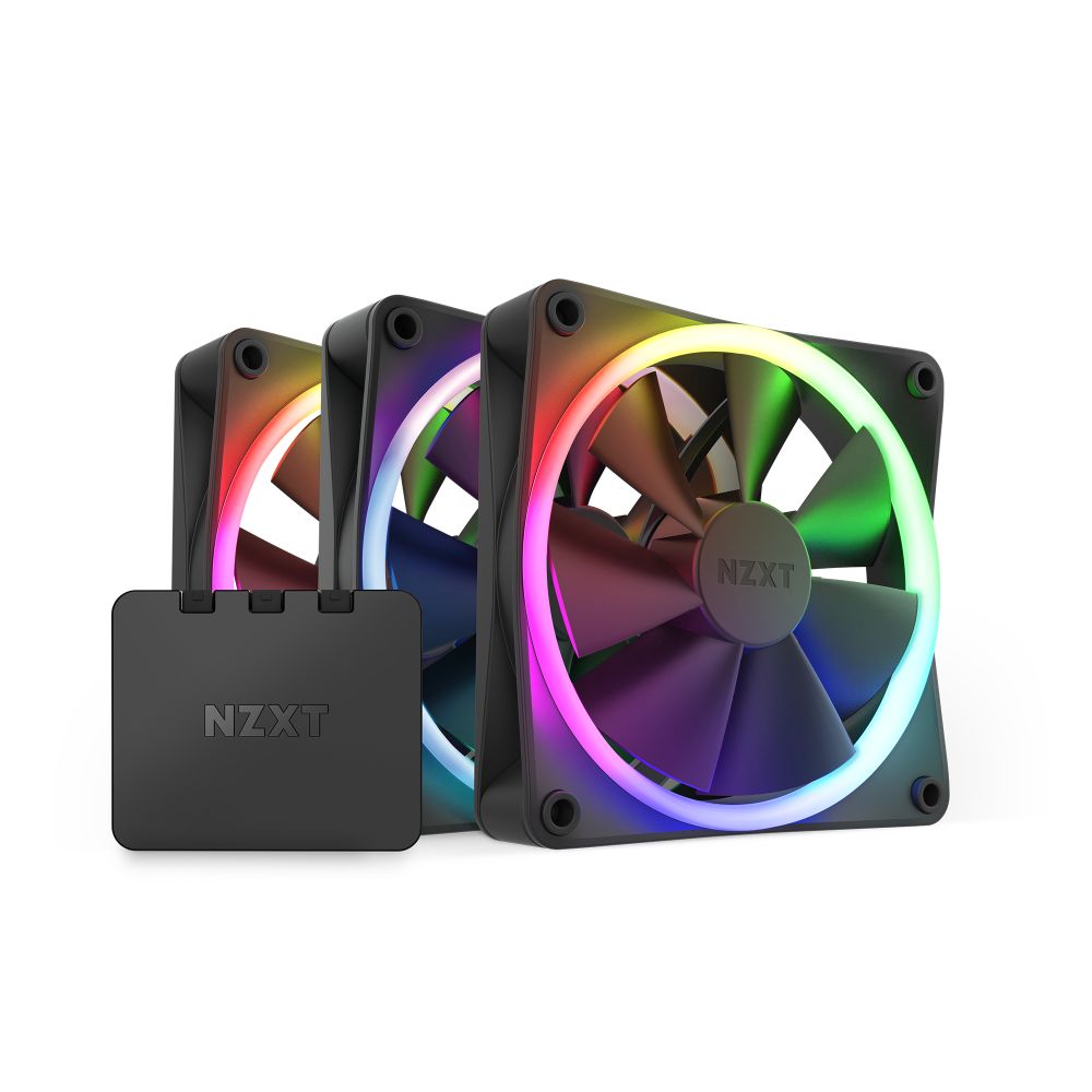 NZXT F120RGB トリプルセット ブラックの画像