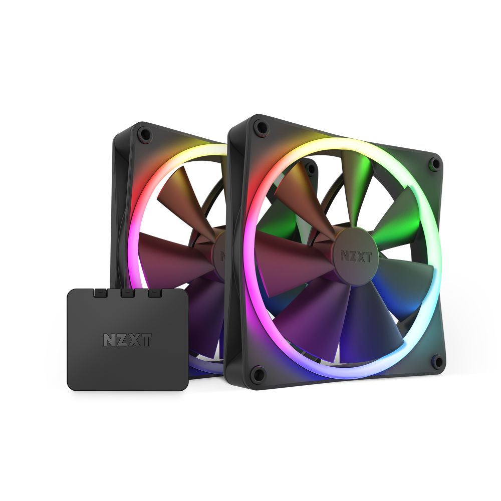 NZXT F140RGB ダブルセット ブラックの画像