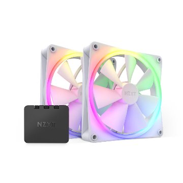 NZXT F140RGB ダブルセット ホワイトの画像