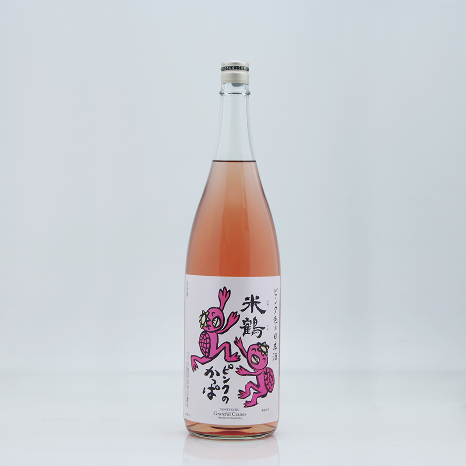 米鶴 ピンクのかっぱ純米酒 1800ml｜米鶴オンラインストア