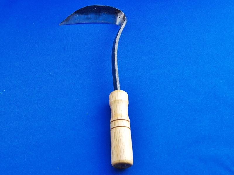 カット鎌・ＳＫ５・120mm｜除草作業に最適なカーブ・角度と切れ味｜刃物通販　鍛冶屋・吉光の画像