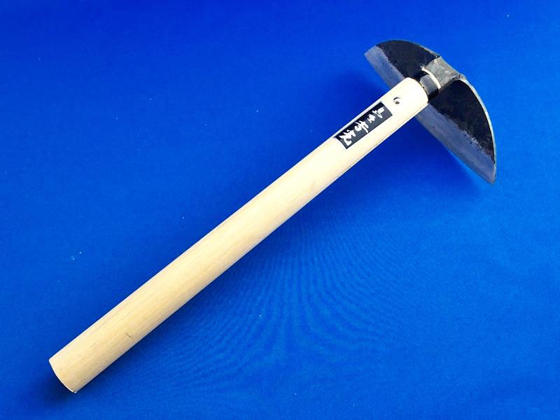 片手草取鎌（月型）・鋼付100mm｜草削り・草取り・雑草抜き