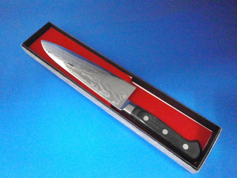 Ｖ金10・牛刀・180mm｜料理人も絶賛の包丁・美しい刀紋でプレゼントに最適｜鍛冶屋・吉光の画像