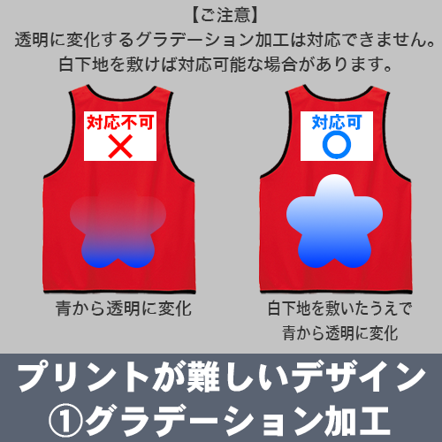 オリジナルビブス 自由デザイン【両面プリント】の画像