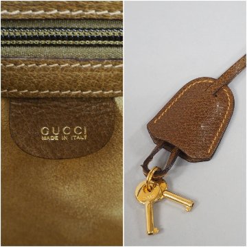 【Excellent+】 OLDGUCCI Vintage Doctorbag Handbag 1980'sの画像