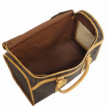 【中古】【良い】 LOUIS VUITTON ルイヴィトン モノグラム サックシャン50 ドッグキャリーバッグ M42021の画像