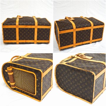 【中古】【良い】 LOUIS VUITTON ルイヴィトン モノグラム サックシャン50 ドッグキャリーバッグ M42021の画像