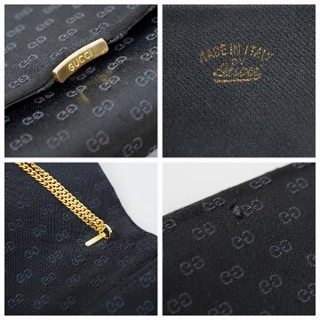 【中古】【良い】 OLDGUCCI オールドグッチ ヴィンテージグッチ マイクロGG チェーンショルダーバッグ 1970年代 70'Sの画像