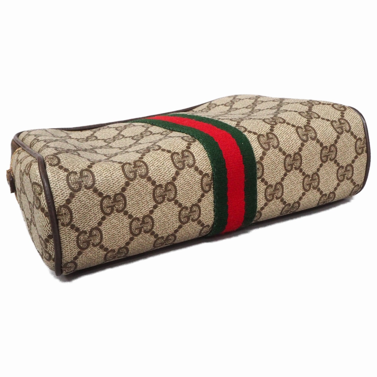 【中古】【良い】 OLDGUCCI オールドグッチ ヴィンテージグッチ アクセサリーコレクション クラッチバッグ ポーチ シェリーライン 1980年代の画像