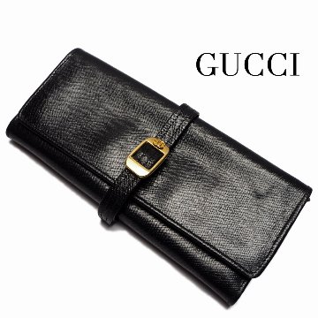 【中古】【良い】 OLDGUCCI オールドグッチ ヴィンテージグッチ ジュエリーケース 1980年代 80'S ブラックの画像