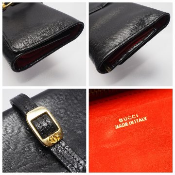 【中古】【良い】 OLDGUCCI オールドグッチ ヴィンテージグッチ ジュエリーケース 1980年代 80'S ブラックの画像