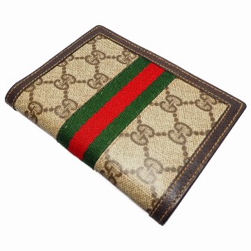 【中古】【良い】 OLDGUCCI オールドグッチ ヴィンテージグッチ シェリーライン 二つ折り財布 1970年代 70'sの画像