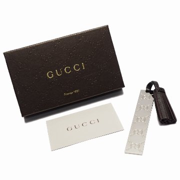 【中古】【非常に良い】 GUCCI グッチ GGアイコン ブックマーク 栞 金属製の画像