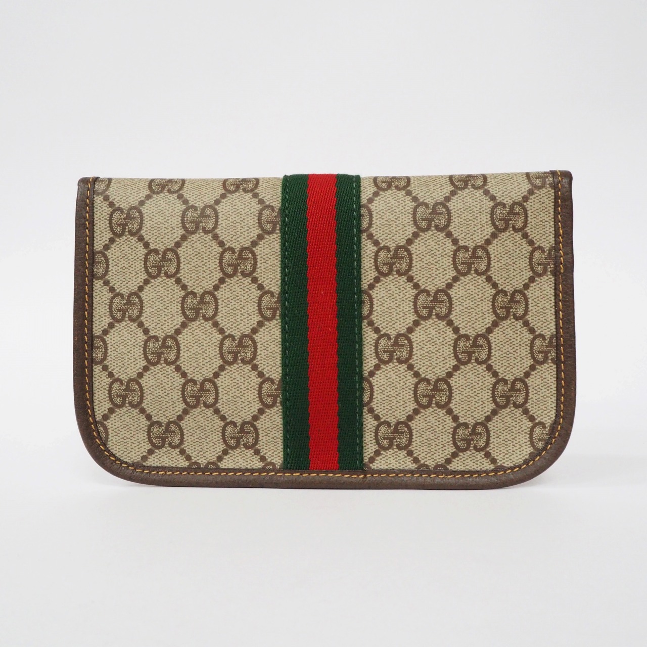 【中古】【非常に良い】 OLDGUCCI オールドグッチ ヴィンテージグッチ シェリーライン ポーチ 1970年代の画像