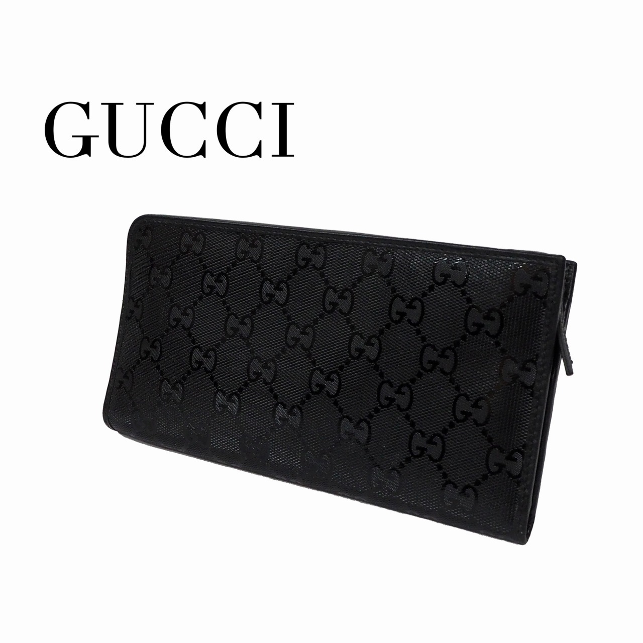 中古】【非常に良い】 GUCCI グッチ グッチシマ 長財布 L字ファスナー