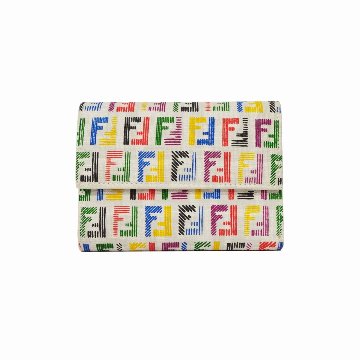 【中古】【良い】 FENDI フェンディ ズッキーノ 財布 3つ折り財布 FFロゴ 8M0026の画像