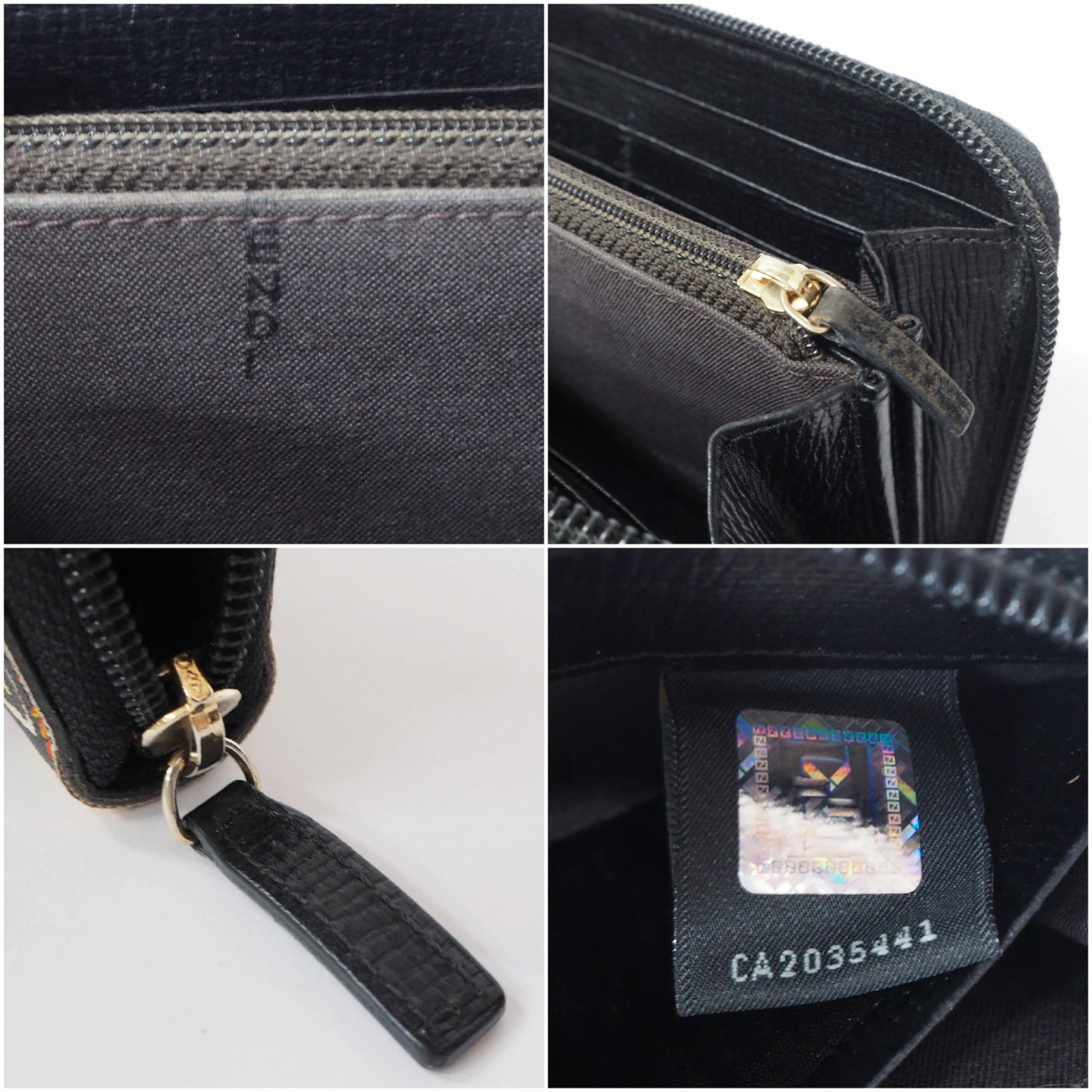 【中古】【良い】 FENDI フェンディ ズッカ 長財布 ラウンドファスナー FFロゴ 8M0024の画像