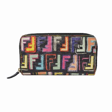 【中古】【良い】 FENDI フェンディ ズッカ 長財布 ラウンドファスナー FFロゴ 8M0024の画像