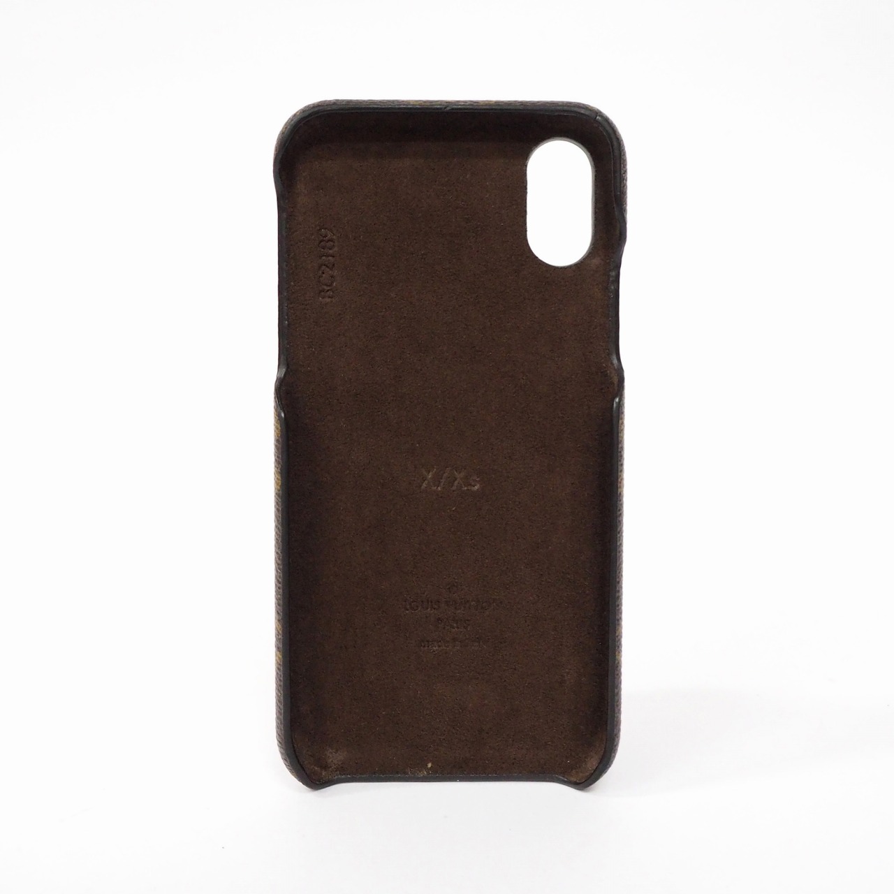 【中古】【非常に良い】 LOUIS VUITTON ルイヴィトン iPhoneバンパー iPhoneX/iPhoneXs対応 M63899の画像