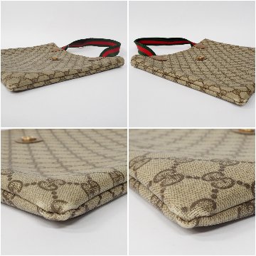 【中古】【非常に良い】 OLDGUCCI オールドグッチ ヴィンテージグッチ シェリーライン トートバッグ 1970年代の画像